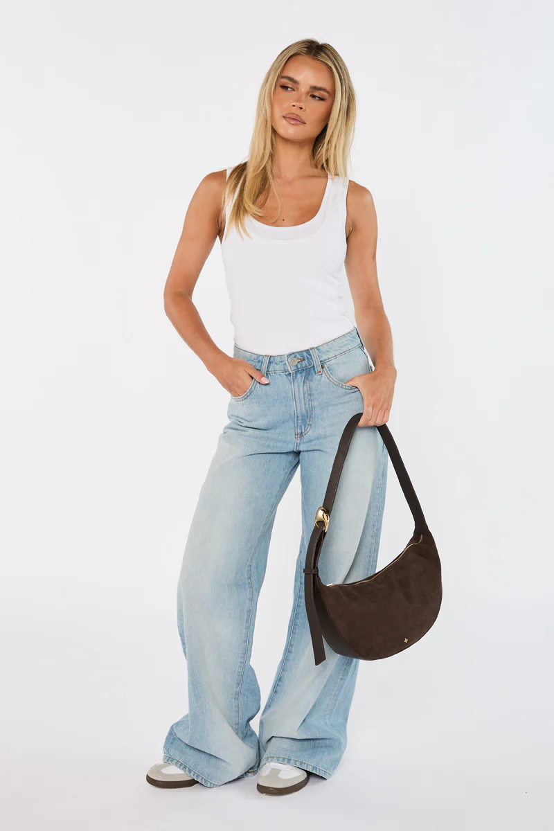 Damsel - Chocolate Faux Suede - Image 5