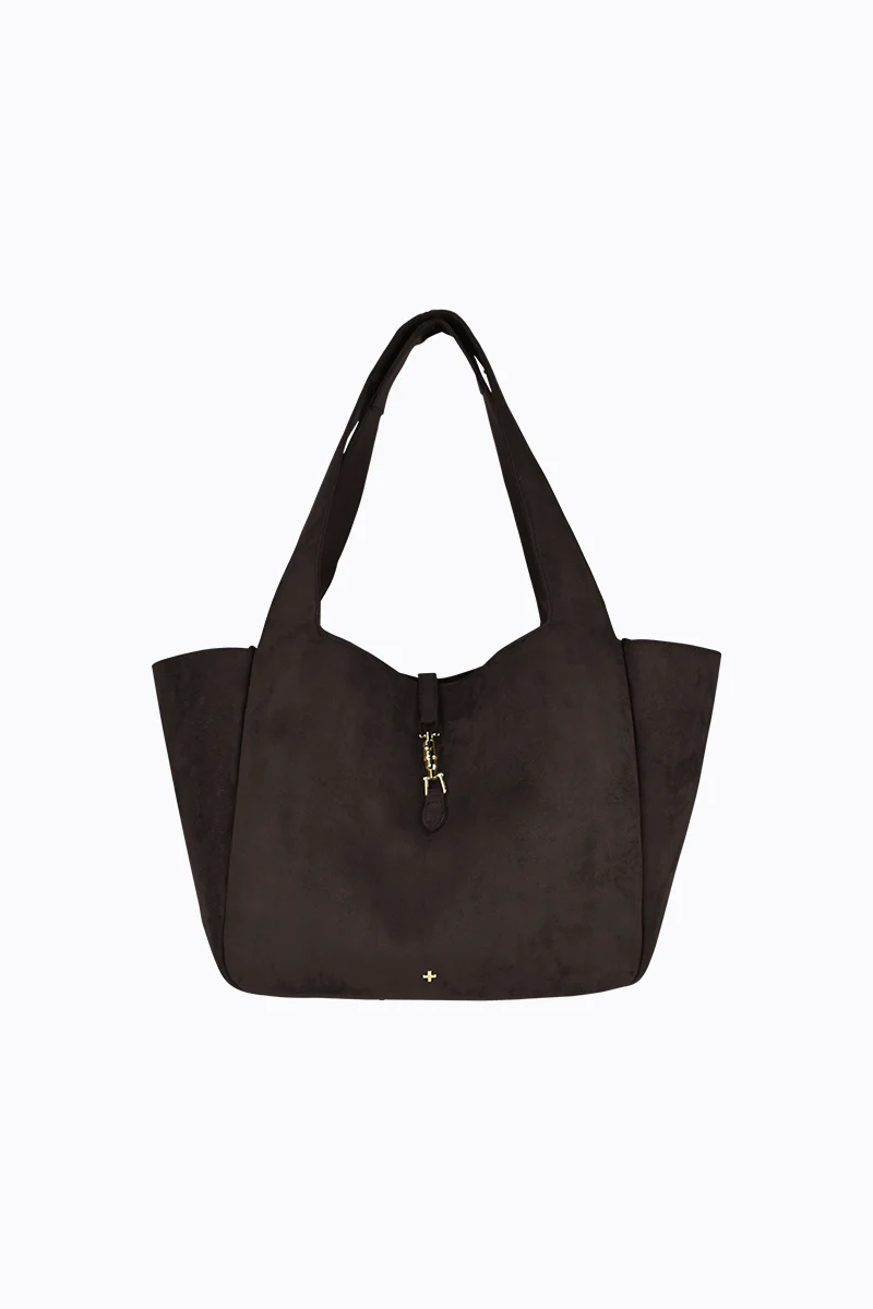 Dasha - Chocolate Faux Suede