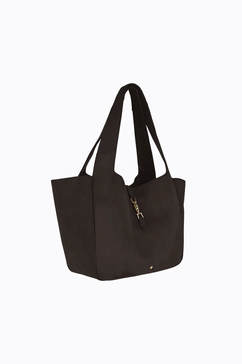 Dasha - Chocolate Faux Suede - Image 3