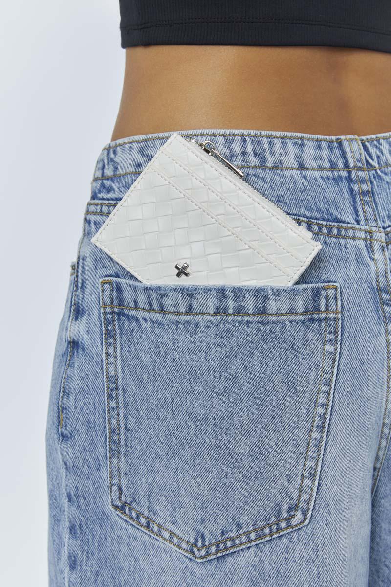 Ivy - White Embossed Weave - Image 2