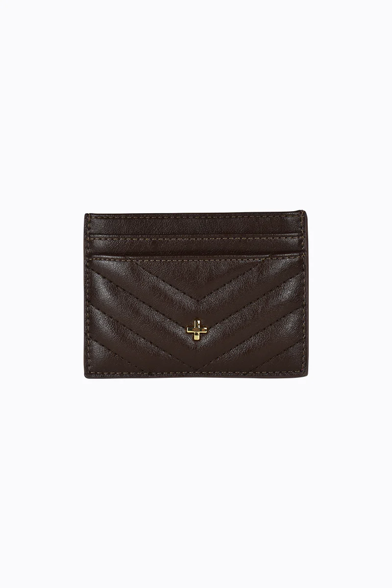 Izzy - Chocolate Quilted Crinkle