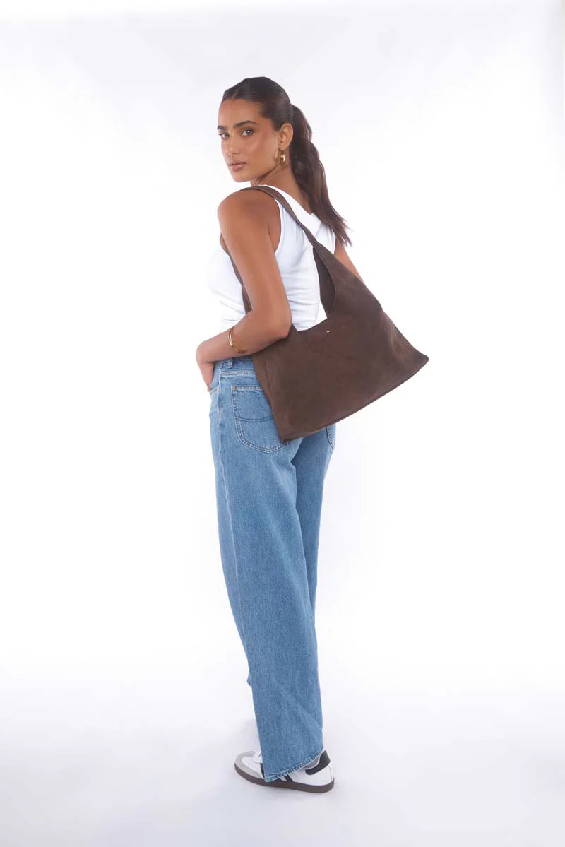 Jami - Chocolate Faux Suede - Image 4