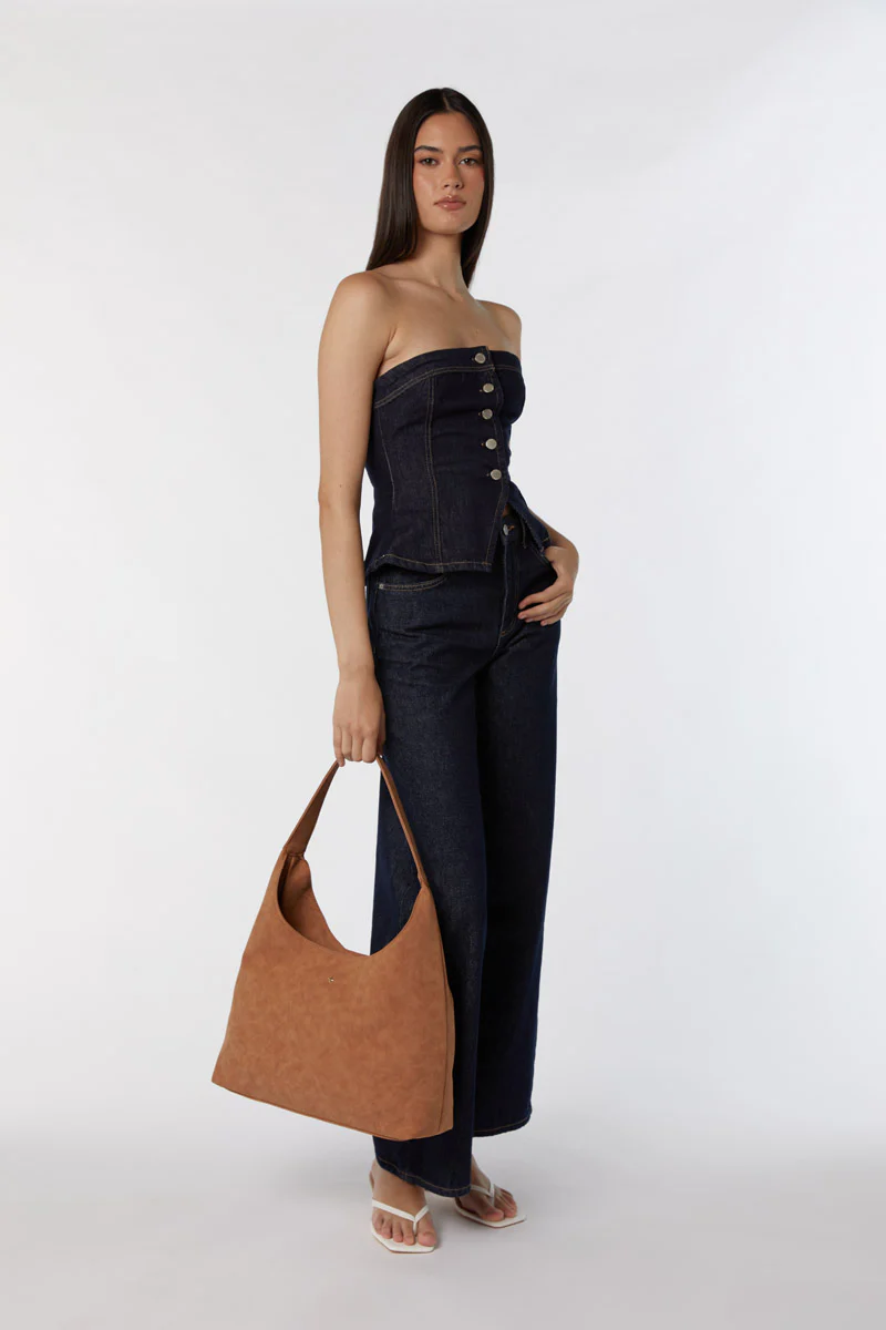 Jami - Tan Faux Suede - Image 4