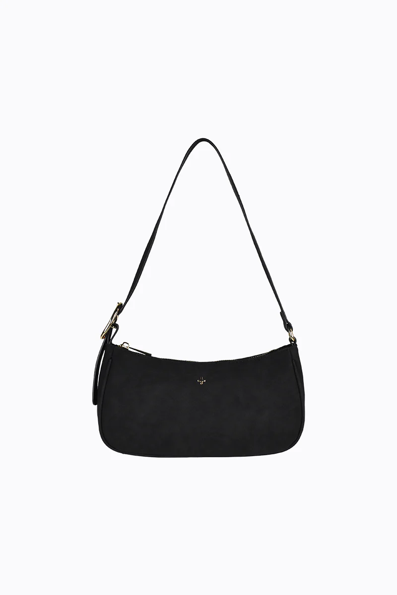 Jesabel - Black Faux Suede