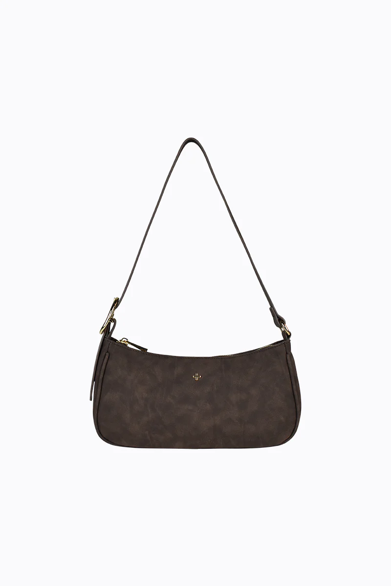 Jesabel - Chocolate Faux Suede