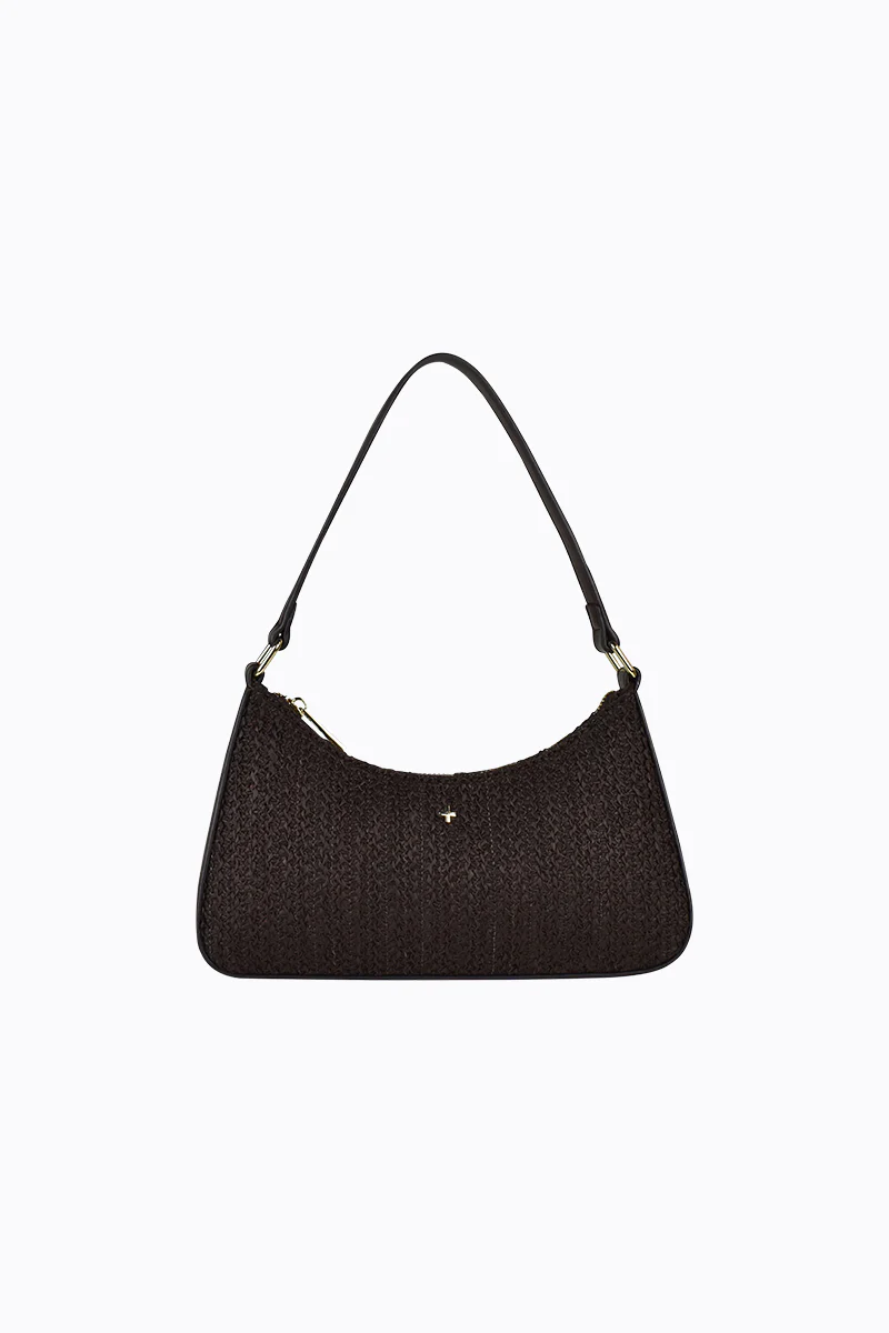 Josee - Chocolate Faux Raffia