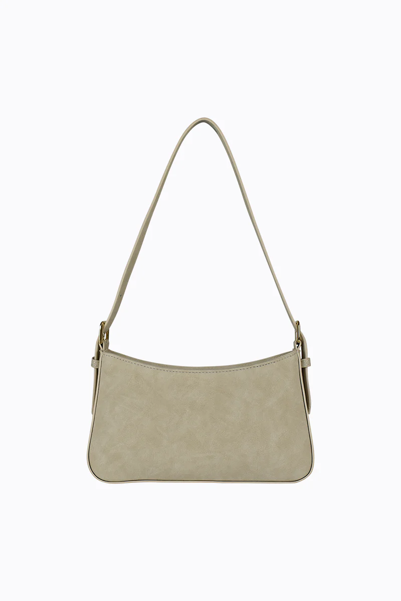 Lilu - Beige Faux Suede - Image 5