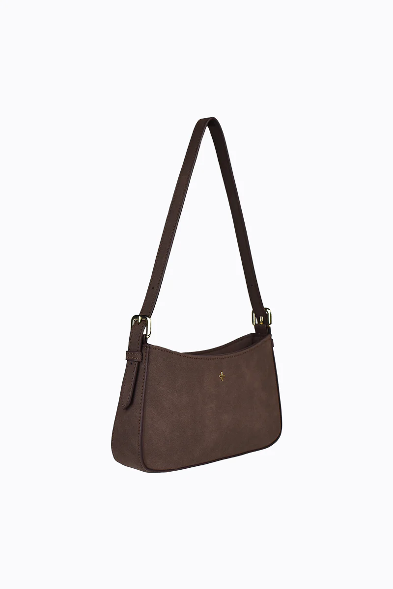 Lilu - Chocolate Faux Suede - Image 3