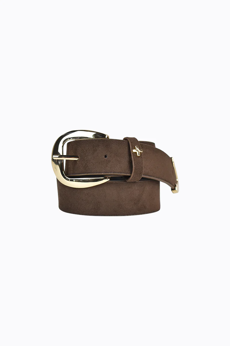 Marissa - Chocolate Faux Suede