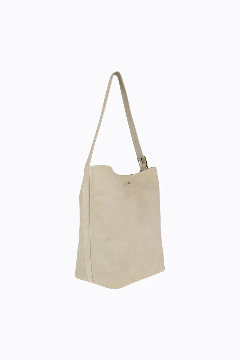 Mooki - Beige Faux Suede - Image 3