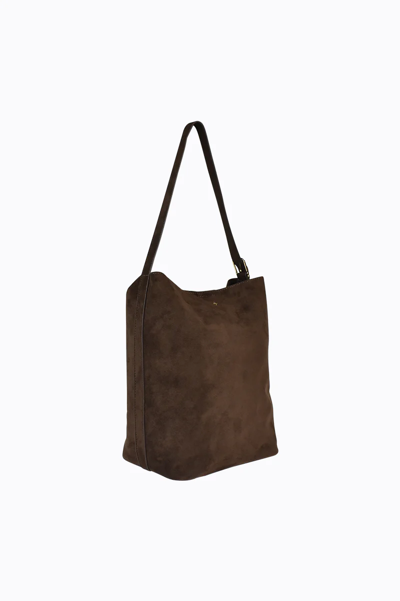 Mooki - Chocolate Faux Suede - Image 3