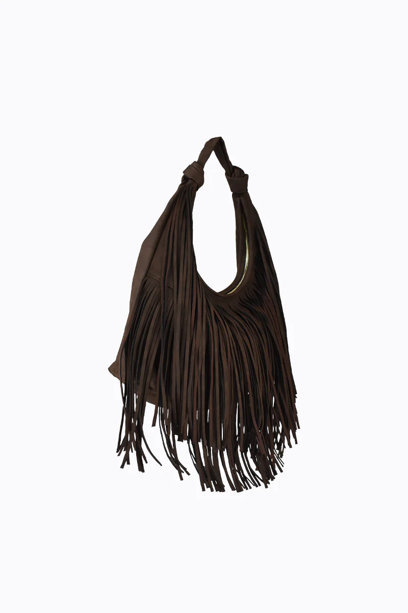 Moss - Chocolate Faux Suede - Image 3