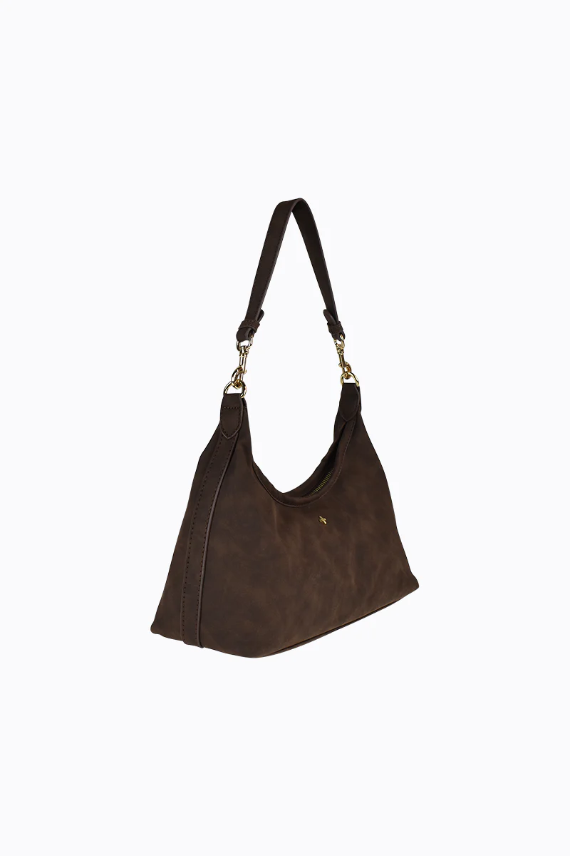 Peach - Chocolate Faux Suede - Image 4