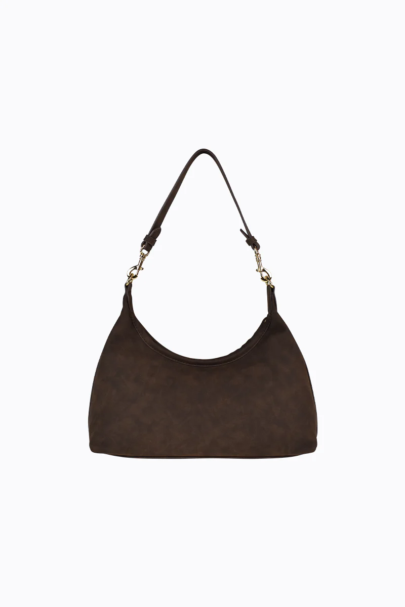 Peach - Chocolate Faux Suede - Image 5