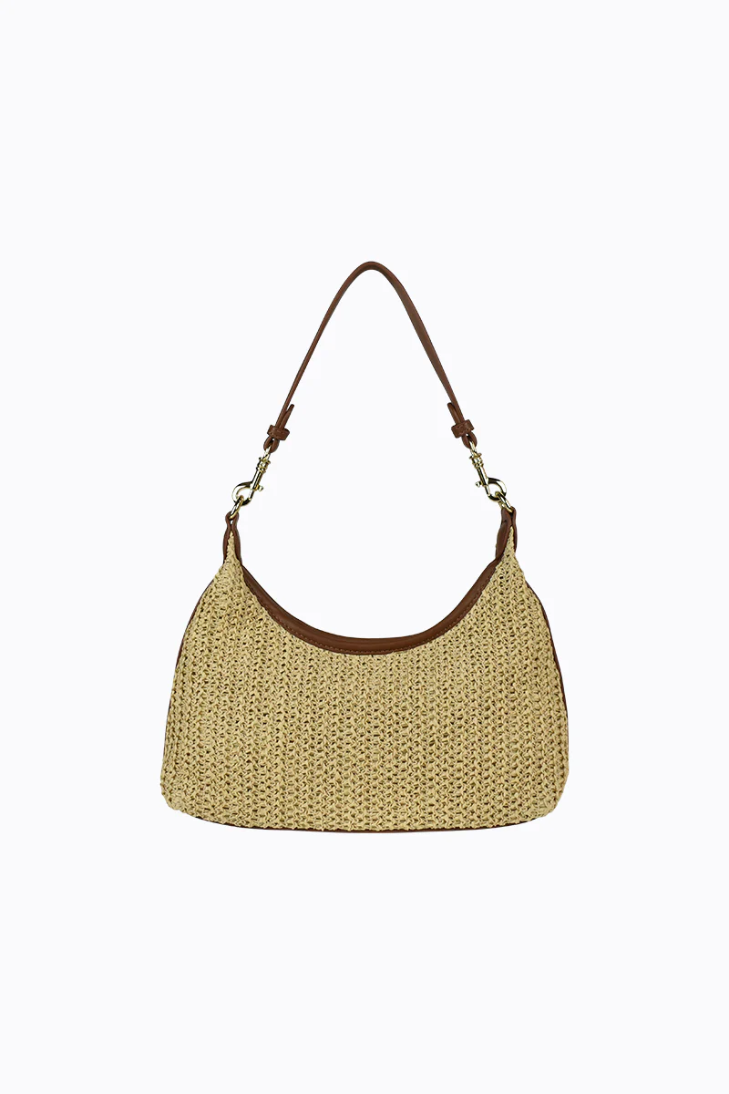 Peach - Natural Faux Raffia - Image 4