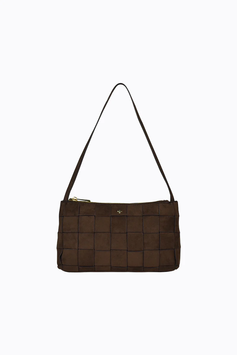 Portia - Chocolate Faux Suede