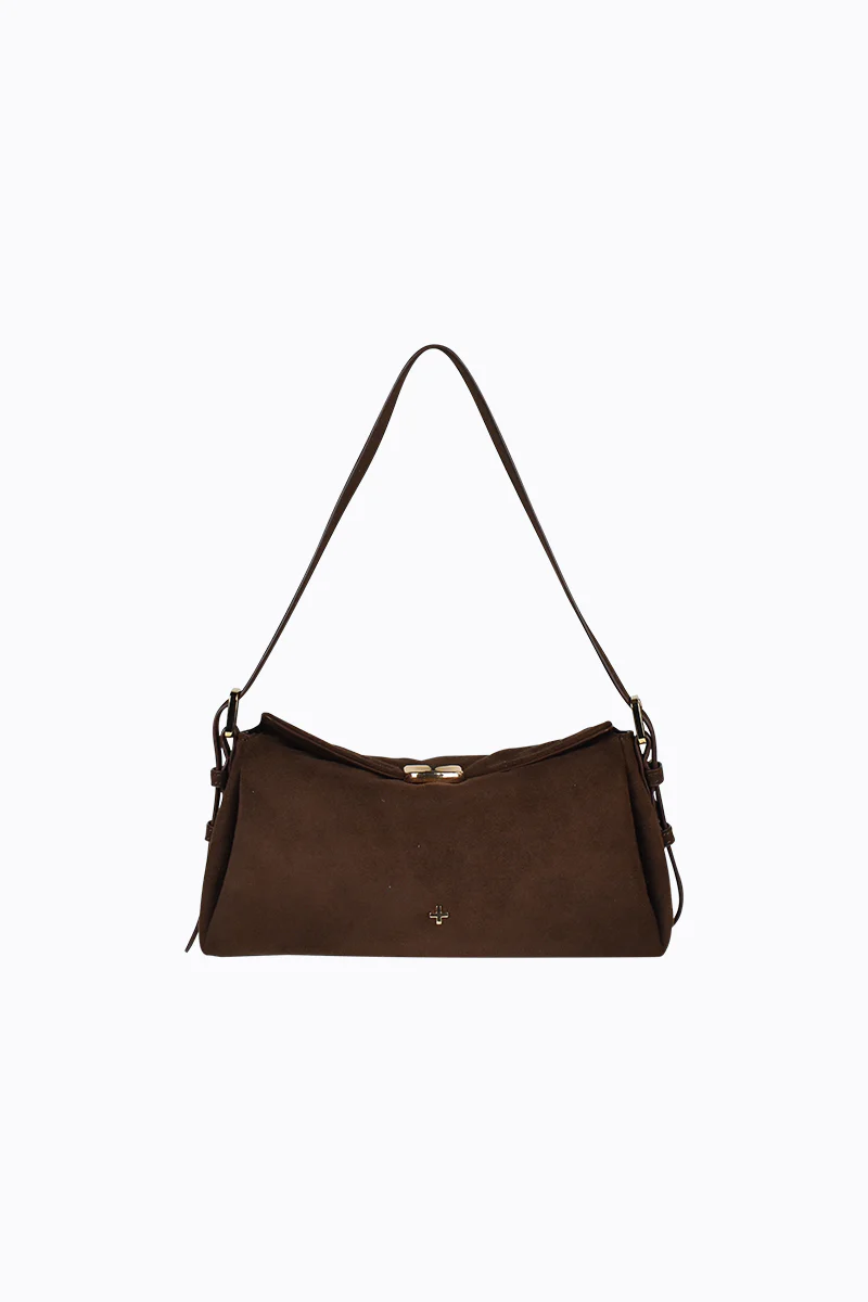 Rachel - Chocolate Faux Suede