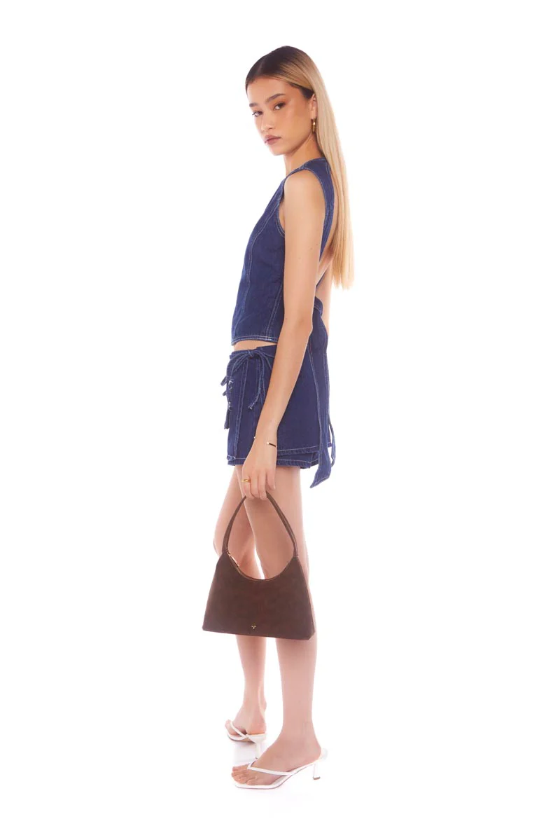 Sweetie - Chocolate Faux Suede - Image 5