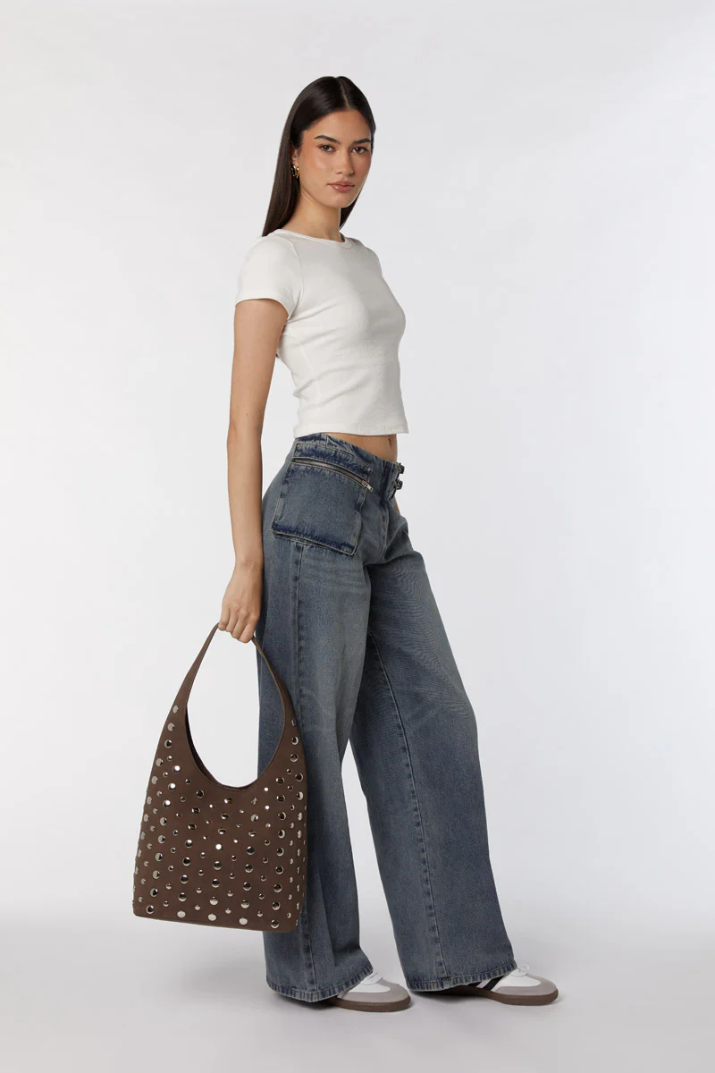 Yoko - Chocolate Faux Suede - Image 5