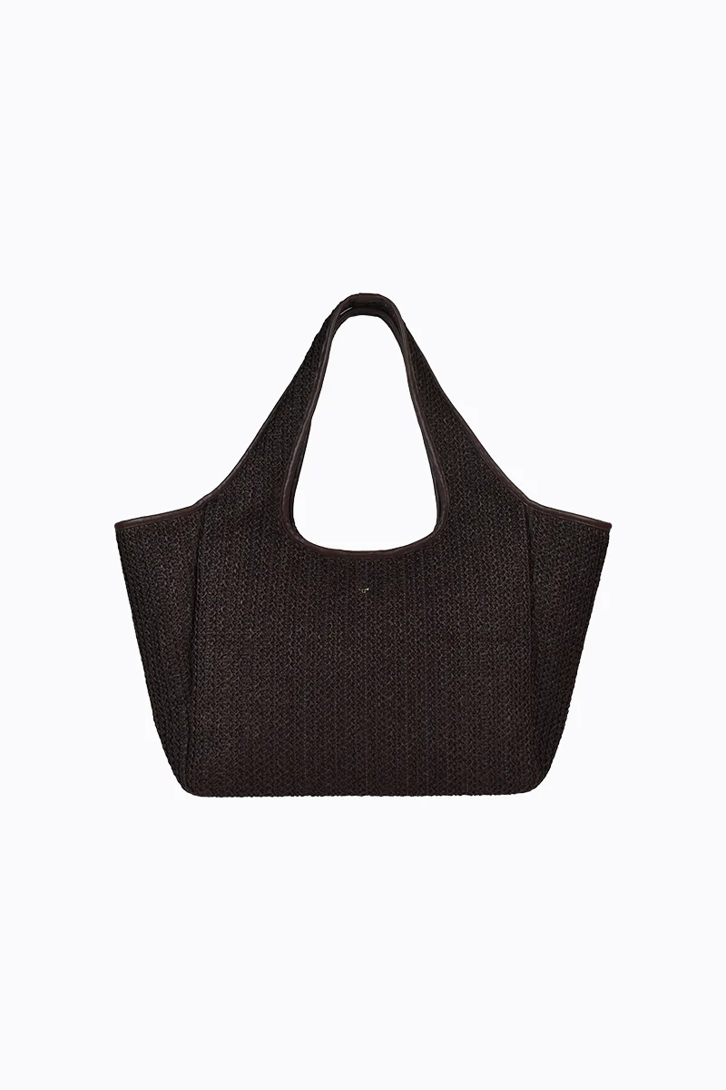 Zukkie - Chocolate Faux Raffia
